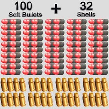 Ultimate Toy Gun Ammo   32 Shells + 100 Soft ...