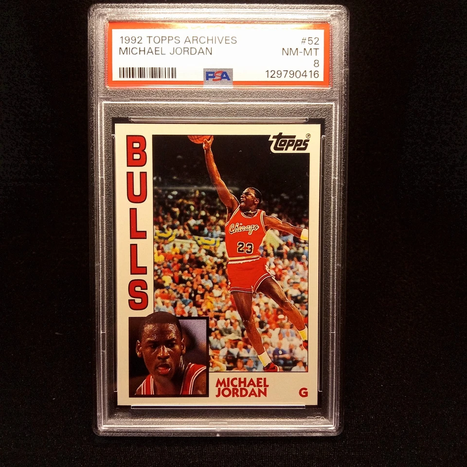 1992-93 Topps Archives - Michael Jordan #52 PSA 8 - Image 2 of 4