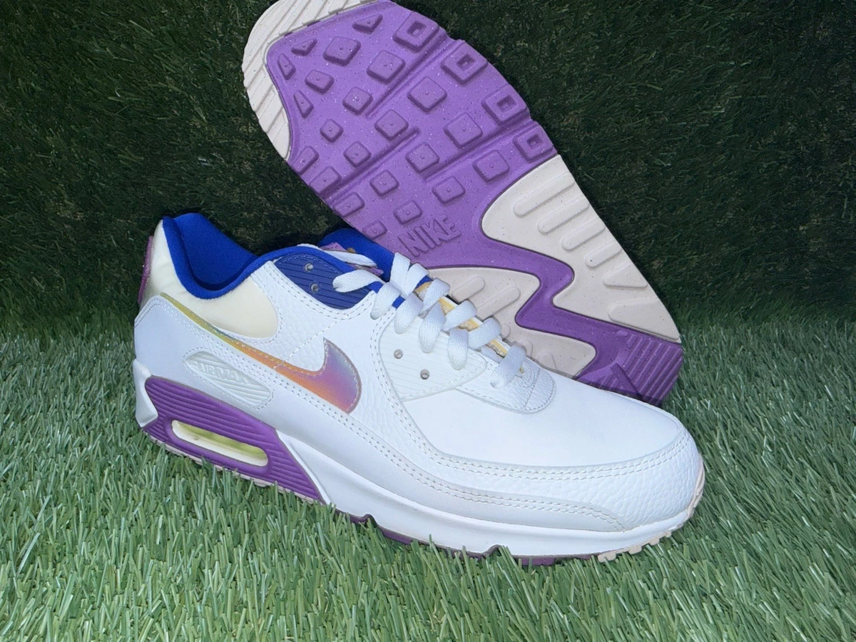 Nike Air Max 90 ホワイト/パープル Nike Air Max 90 White for Sale | Authenticity Guaranteed | eBay