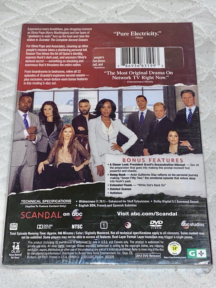 SCANDAL DVD セット Scandal Complete Series Season 1-7, DVD, Kerry Washington, New