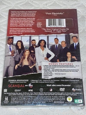 Scandal Complete Series Season 1-7, DVD, Kerry Washington, New