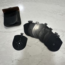 Light Meter Antique Camera parts aperture scales/light diffusion filters photog.