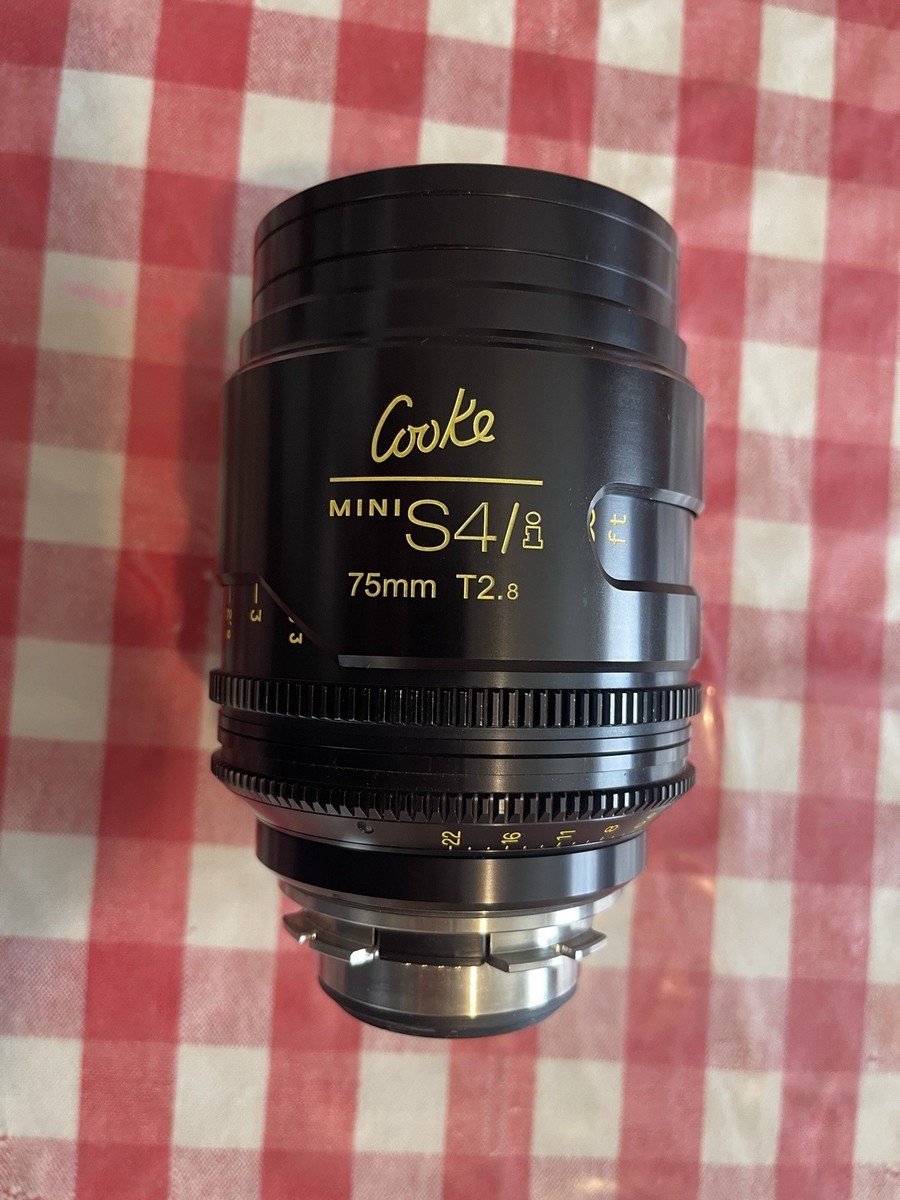 Mini S4 Used Cine Lenses Cooke Mini S4/i 75mm Prime Cine PL Mount
