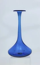 Blenko Handmade Glass 6027 Shot Glass Decanter Base in Turquoise Husted Design