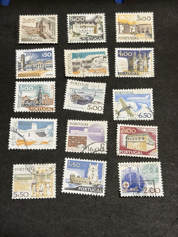 .39₵ Sale Portugal Modern Era Stamps Lot