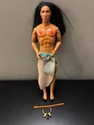 Vintage 1995 Mattel Barbie Disney Pocahontas Sun Colors Kocoum Doll
