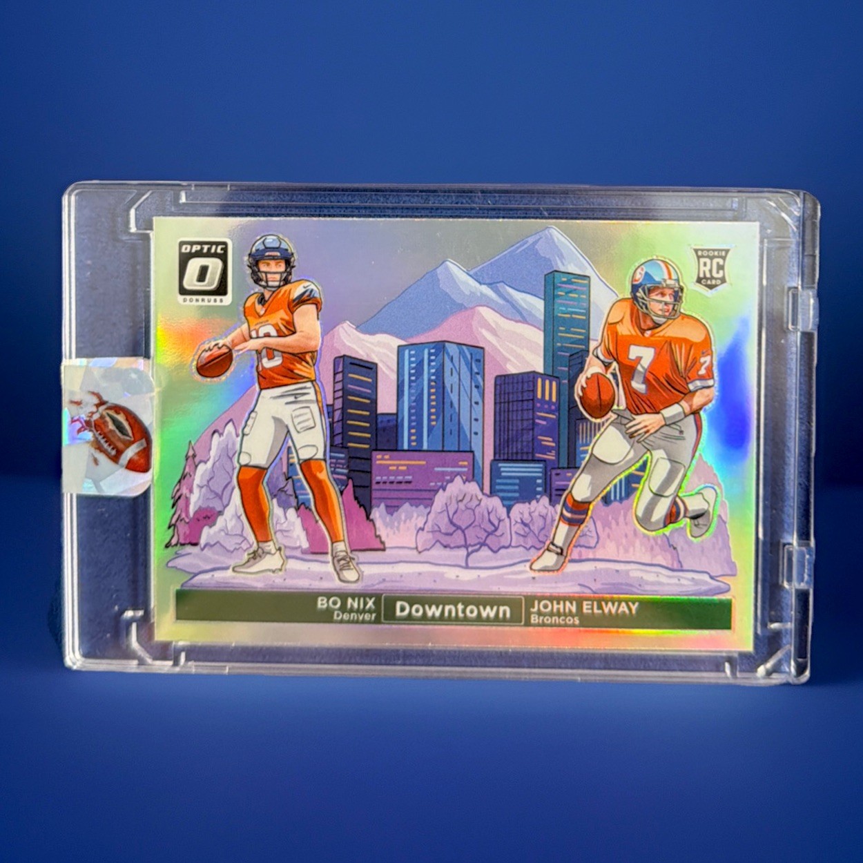 BO NIX - JOHN ELWAY - 2024 PANINI DONRUSS OPTIC #13 - DUAL DOWNTOWN SP - BRONCOS