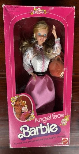Mattel Angel Face Barbie Doll 12in Blonde Blue Eyes Vintage 5640 Original Box