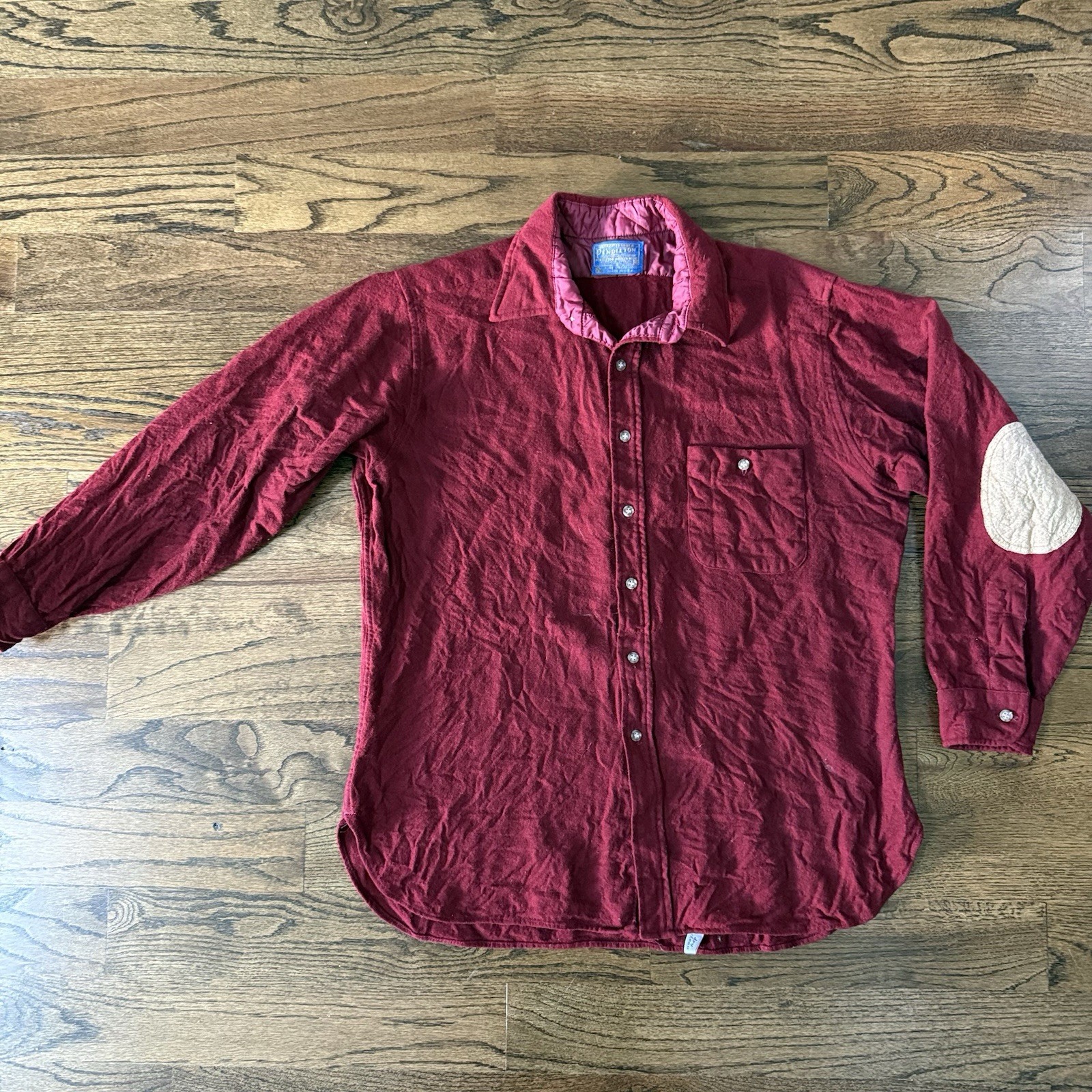 Pendleton Vintage 1980s Red Wool Button-Front Shi… - image 2