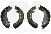 Bremsbackensatz NK 2725587 FüR Ford ABL ANL GAL Escort AAL AFL Fiesta 203,2Mm 6