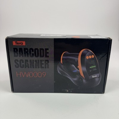 Tera Barcode Scanner Wireless with Screen Pro Version 1D 2D QR HW0009 Orange