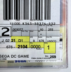 Sonic Adventure Sega All Stars (Sega Dreamcast, 1999) New, Factory Sealed