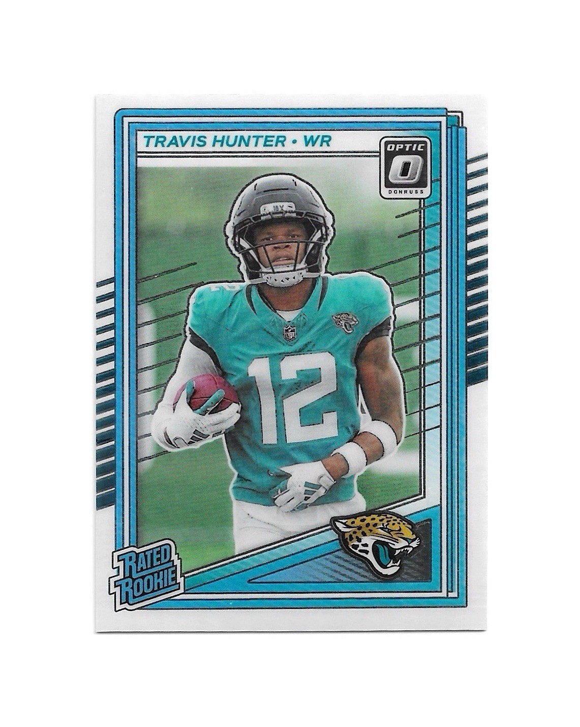 Travis Hunter 2025 Panini Donruss Optic Rated Rookie #201 RC Rookie Jaguars