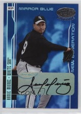 2003 Leaf Certified Materials Mirror Blue Signatures 44/50 Arnie Munoz Auto 0c2