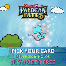 Pokémon Paldean Fates - Reverse Holos & Regular Holo Singles - Choose Your Card