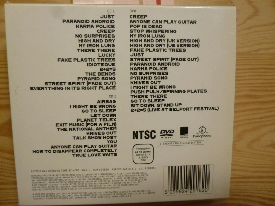 CD : The Best Of RADiOHEAD - 2 CD / 1 DVD / Digipack / Très Bon Etat - Photo 2/4