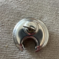 Disc Padlock Pro 70mm 2 3/4" C010 hardened stainless steel key Public storage