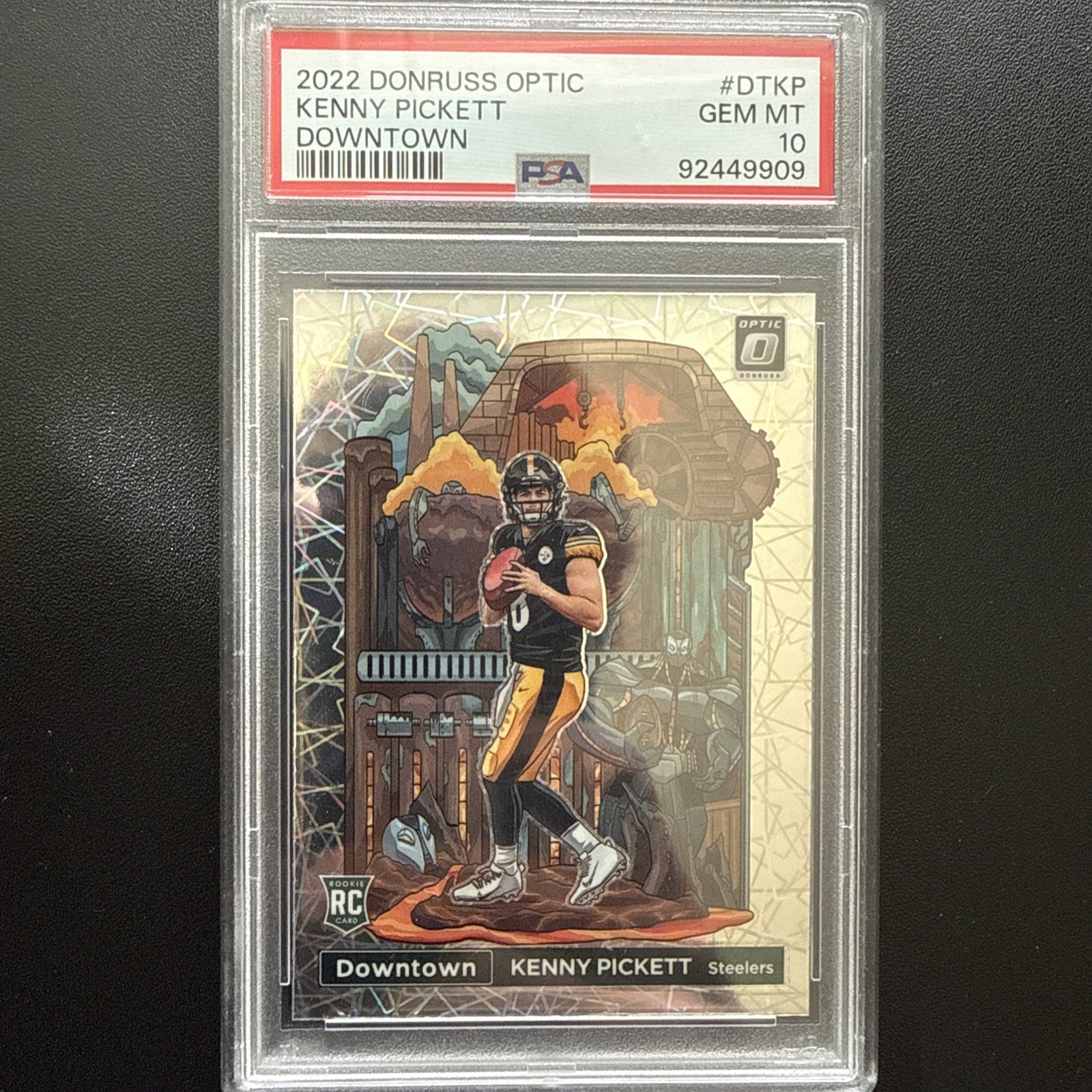 2022 Donruss Optic KENNY PICKETT Downtown PSA 10