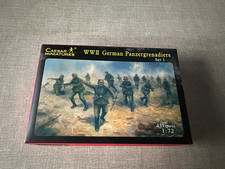 Caesar Miniatures WW II German Panzergrenadiers Set 1 Soldaten Modellbau 1:72