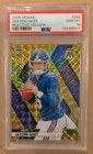 2025 Panini Mosaic Jaxson Dart #362 Reactive Yellow Mosaic Prizm (RC) PSA 10