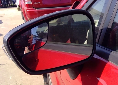 2011 12 13 14 15 16 17 18 19 Ford Fiesta Driver LH Side View Mirror in U6 Red