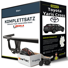 Für TOYOTA Yaris Cross Typ MXP Anhängerkupplung starr +eSatz 13pol uni 20- NEU