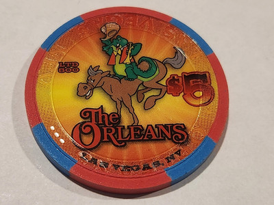 $5 Casino Chip - THE ORLEANS - WRANGLER NATIONAL FINALS 2008 - PRO RODEO