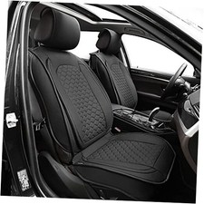 Front Car Seat Cover Luxury Faux Leather Pocket with High Front Seat Covers
