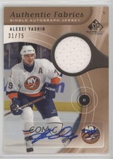 2005 SP Game Used Edition Authentic Fabrics 31/75 Alexei Yashin #AAF-AY Auto 4ry