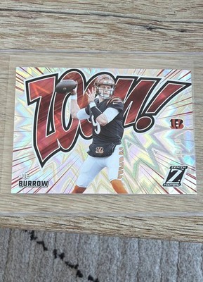 2024 Panini Zenith - Zoom Red Joe Burrow #3 Spokes 9/10 Jersey match ! 