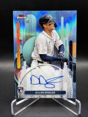 2025 Topps Finest - Finest Autographs Dillon Dingler #FA-DD Sky Blue /150