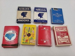 7~card decks, playing card games, Vintage open And Some NIB