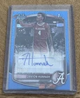 2025/26 Bowman Chrome Davion Hannah 1st Auto Blue Refractor 53/150! NICE!!