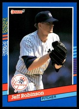 Jeff Robinson 1991 Donruss #291 Yankees MLB READ FREE SHIPPING AutographDen