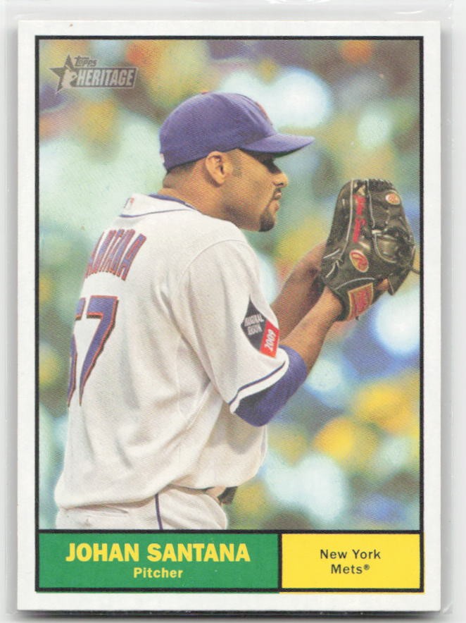 2010 Topps Heritage #231 Johan Santana