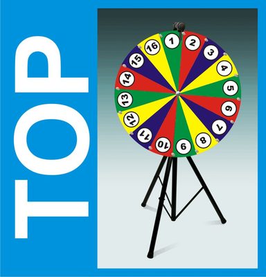Glücksrad Werbung Event Tombola Design 4 YOU 80cm