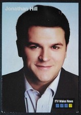 1431 Jonathan Hill ITV Wales News Autogrammkarte original signiert