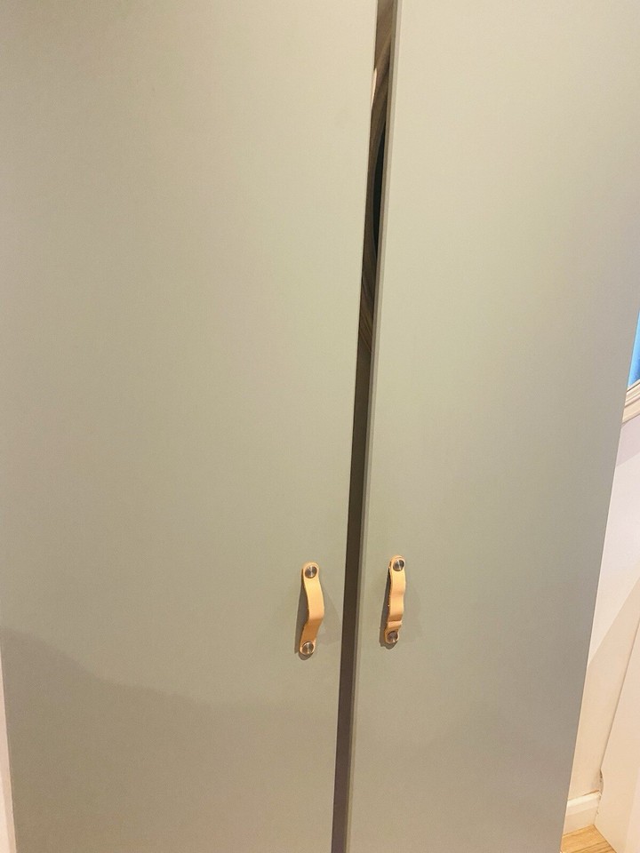Ikea pax wardrobe doors Grey Green eBay