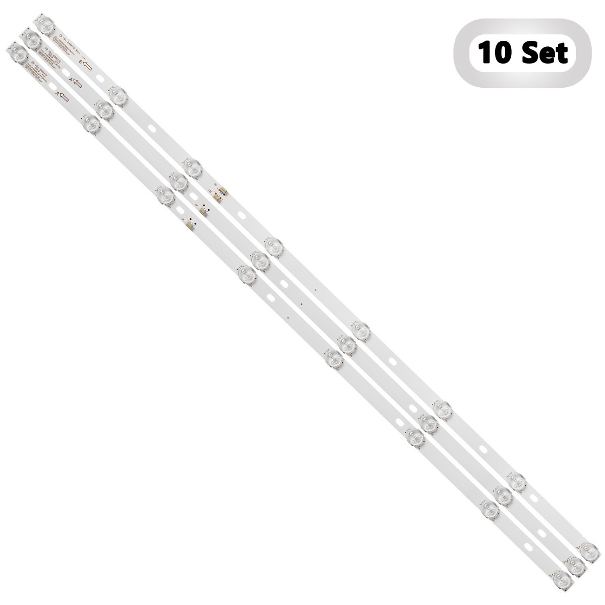 10set LED Backlight Strips For JS-D-JP395DM-A81EC JS-D-JP395DM