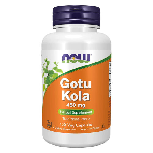 NOW FOODS Gotu Kola 450 mg - 100 Veg Capsules - Picture 1 of 5