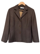 Avoca Ladies Tweed Wool Jacket Size 16