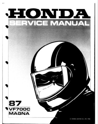 1987 VF700C Magna Repair Shop Manual
