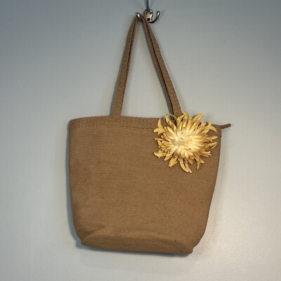 Liz Claiborne Straw Handbags Liz Claiborne Tan Straw Woven