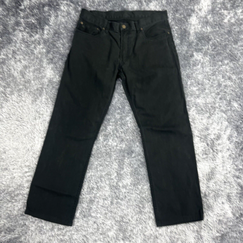 Polo Ralph Lauren Pants Adult 34x29 Black Casual Preppy Modern Chino Mens 34 - Picture 1 of 14