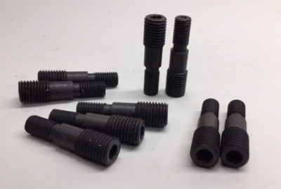 Stud M12M1660LHRH Double Thread Bolt Socket Head(Pack of 9) M12 RH X M16 LH x 60