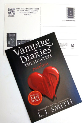 Postkarten x 2 Vampire Diaries Das Jäger Phantom L J Smith (Buch nicht enthalten)