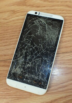 **FOR PARTS** HTC HTC0PCV1 White GSM Smart Phone With Camera *READ DETAILS* 