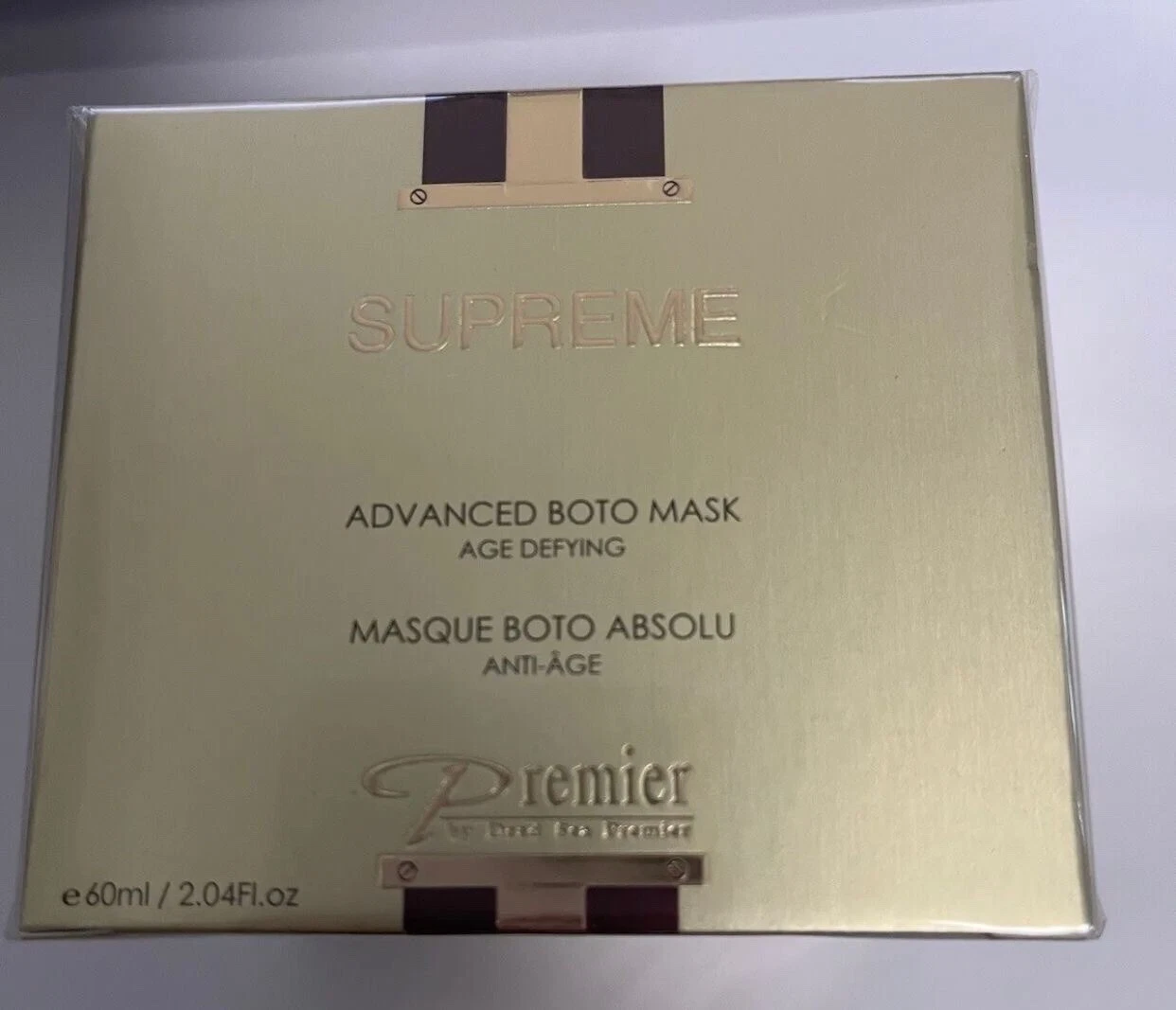 Masque botte suprême âge défiant neuf