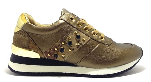 ALVIERO MARTINI 1 CLASSE sneaker geo crossing scarpe donna pelle camoscio  zeppa | eBay