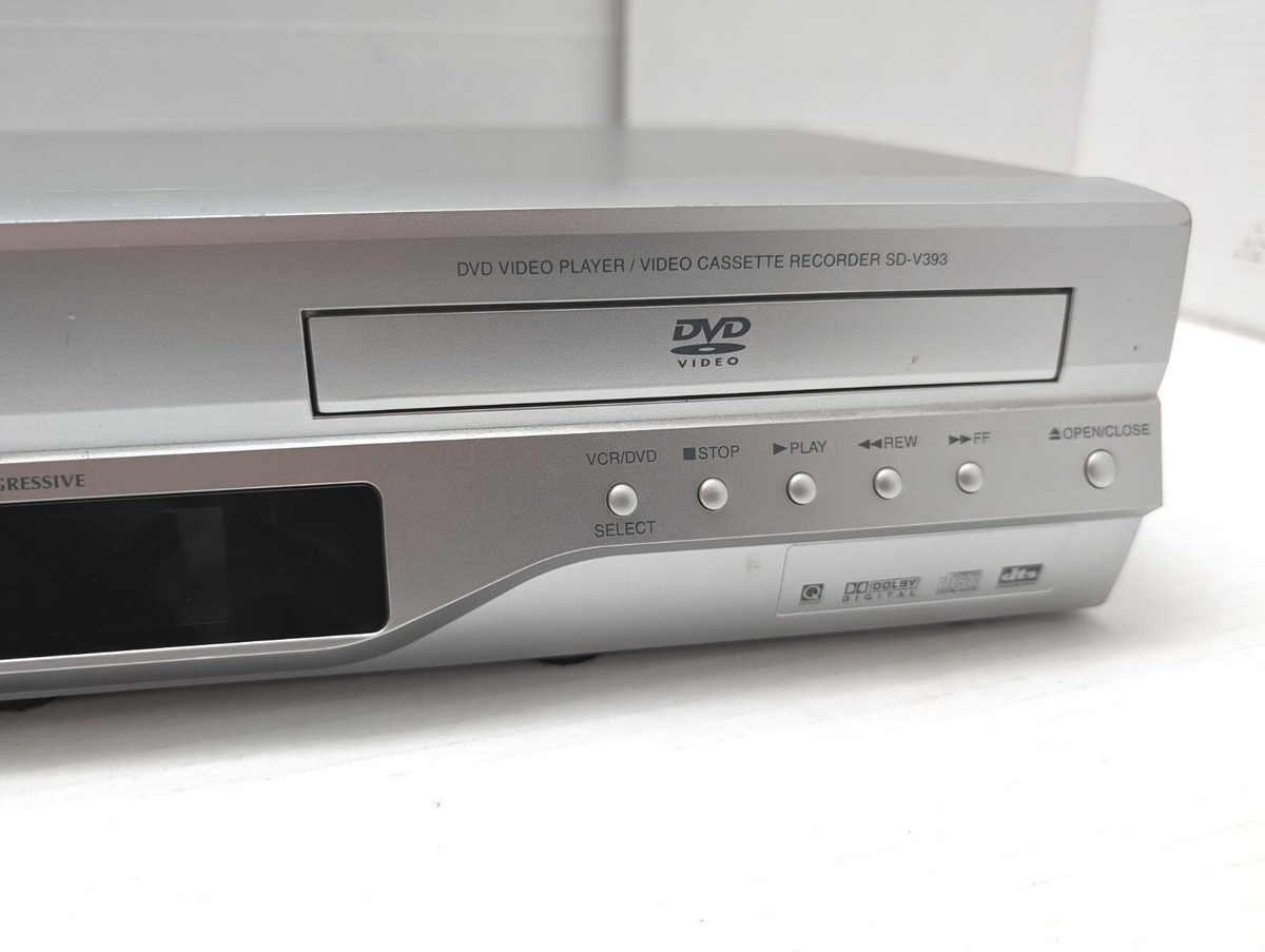 Toshiba SD-V393 DVD VCR Combo Player VHS Tape Recorder Works No